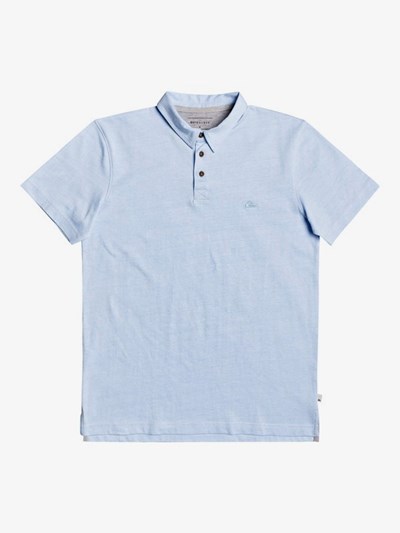 Airy Blue Quiksilver Everyday Sun Cruise Short Sleeve Men's Shirts | 904587AKN