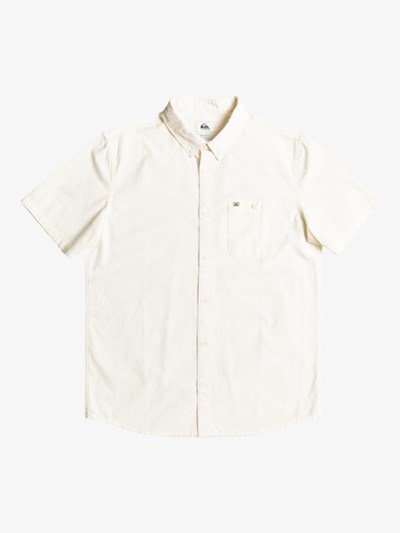 Antique White Quiksilver Winfall Short Sleeve Men's Shirts | 790215MLI