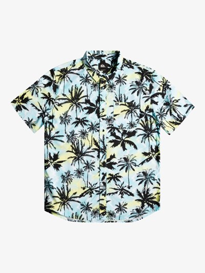 Buttercup Simple Days Quiksilver Simple Days Short Sleeve Men's Shirts | 378146TUH