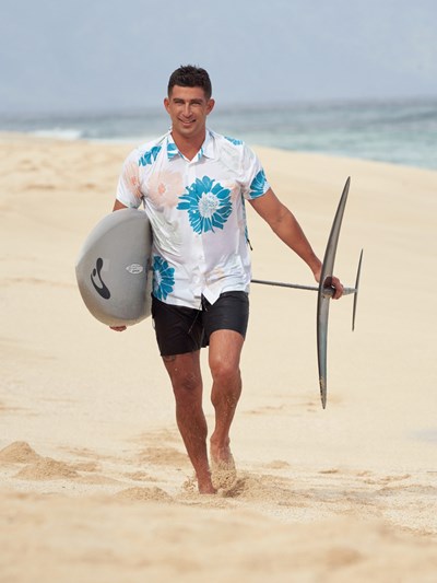 Caribean Seas Kailua Cruiser Quiksilver Waterman Kailua Cruiser Short Sleeve Surf Men's Shirts | 284695JVH