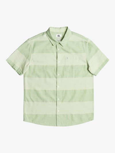 Celendine Kalua Kobi Quiksilver Cali Sun Short Sleeve Men's Shirts | 295018MOI