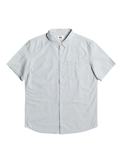 Citadel Blue Quiksilver Winfall Short Sleeve Men's Shirts | 386274JRB