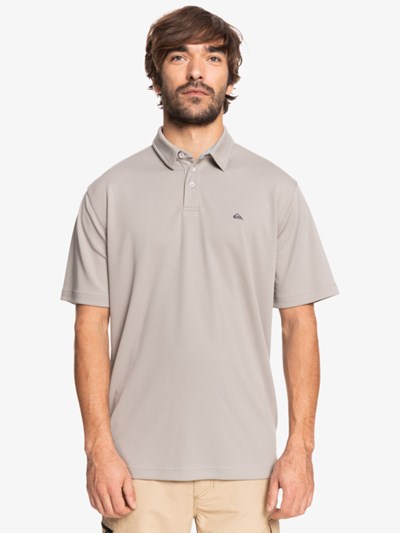 Flint Gray Quiksilver Waterman Water Short Sleeve Men's Shirts | 174326JTN