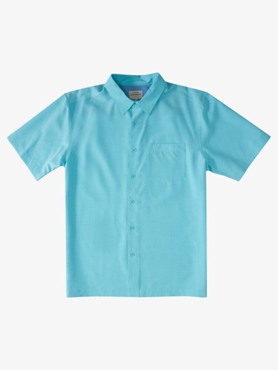 Gulfstream Centinella Quiksilver Waterman Centinela Short Sleeve Men's Shirts | 214695MAJ