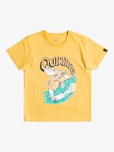 Rattan Quiksilver Shark Smile Short Sleeve 2-7 Kids' T Shirts | 317860WPL