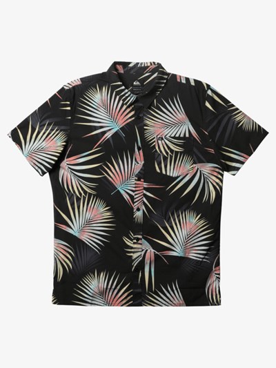 Tarmac Pop Tropic Quiksilver Pop Tropic Short Sleeve Men's Shirts | 530164PNS