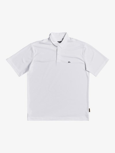 White Quiksilver Waterman Water Short Sleeve Men's Shirts | 172349VBU